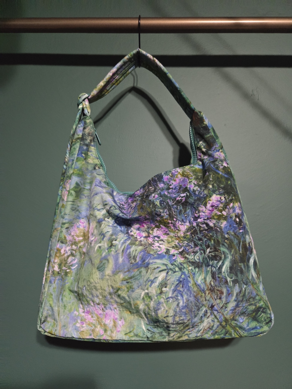 BAGGU x MoMA Claude Monet Medium Shoulder Bag - Agapanthus